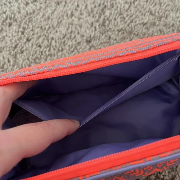 Sephora Limited Edition Lipstick Jungle neon tribal print makeup bag - Picture 6 of 8